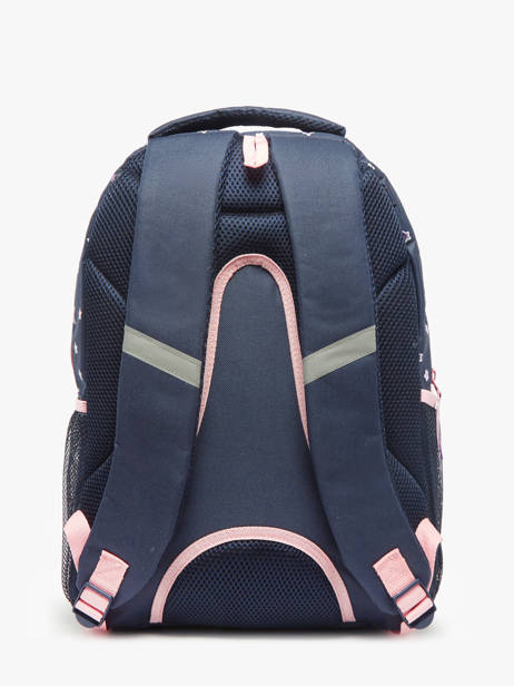 Rugzak 2 Compartimenten Milky kiss Blauw fable world 3701123 ander zicht 4